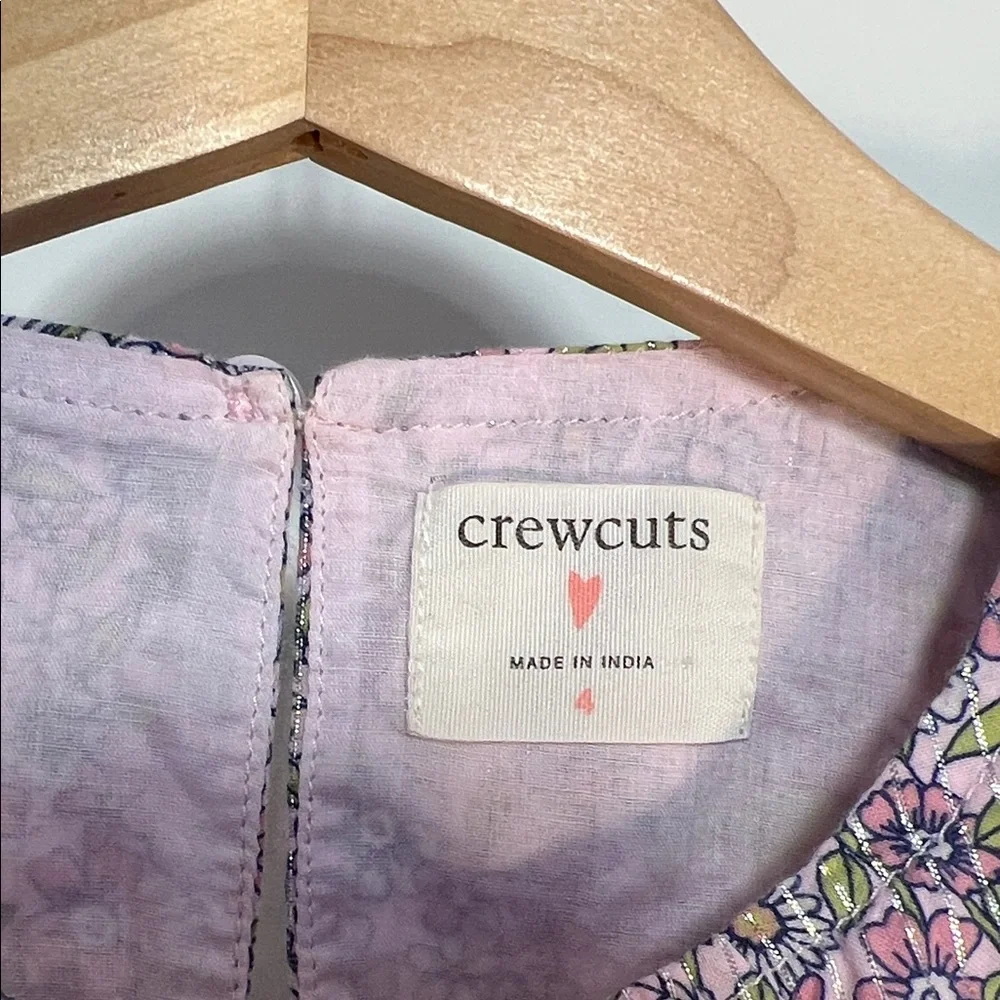 Crewcuts Purple Floral Kids Dress